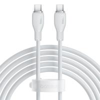 Кабель USB-C BASEUS Pudding Series Fast Charging, Type-C - Type-C, 100W, 2 м, белый анонс фото