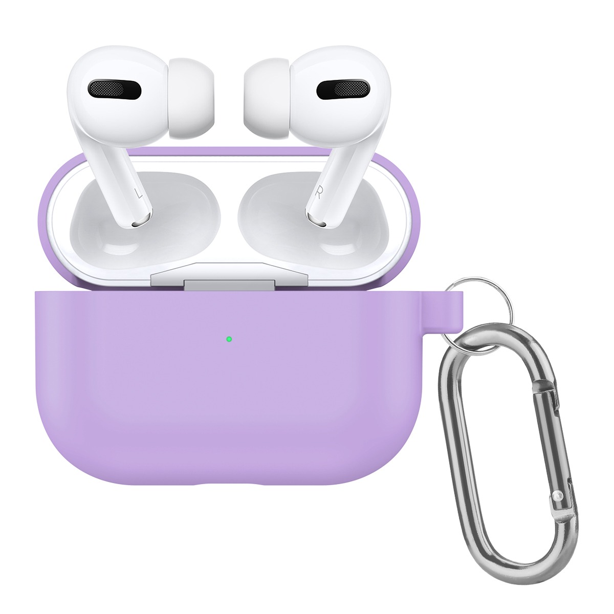 Силиконовый чехол для airpods pro. Чехол для наушников Apple AIRPODS Pro, силикон, темно-сиреневый. Чехол для AIRPODS Pro лавандовый. Чехол AIRPODS Pro карабин лавандовый. Силиконовый чехол для AIRPODS С карабином.