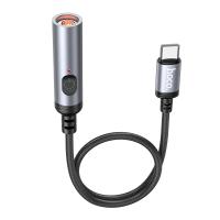 Портативный прикуриватель HOCO UA30, Type-C, черный анонс фото