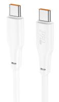 Кабель USB-C HOCO X93 Force, Type-C - Type-C, 60W, 2 м, белый анонс фото