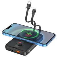 Портативный аккумулятор HOCO J92 Path, 3.0A, 10000 мА⋅ч, черный, светодиодный индикатор анонс фото