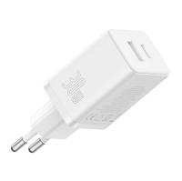Зарядное устройство BASEUS Cube Fast Charger USB+Type-C, 30W, белый анонс фото