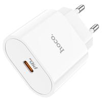 Зарядное устройство HOCO C94A Metro USB-C, 20W, белый анонс фото