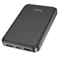 Портативный аккумулятор HOCO J93 Handsome, 2.1A, 10000 мА⋅ч, черный, светодиодный индикатор анонс фото