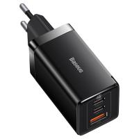 Зарядное устройство BASEUS GaN5 Pro Fast Charger USB+2*USB-C + Кабель Type-C-Type-C 100W, 65W, черный анонс фото