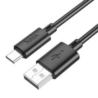 Кабель USB HOCO X88 Gratified, USB - Type-C, 3A, 1 м, черный анонс фото