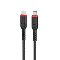 Кабель USB-C HOCO X59 Victory, Type-C - Type-C, 60W, 3 м, черный анонс фото