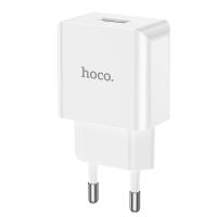 Зарядное устройство HOCO C106A USB, 2.1A, белый анонс фото