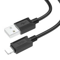 Кабель USB HOCO X73, USB - Lightning, 2.4А, 1 м, черный анонс фото