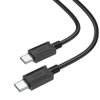 Кабель USB-C HOCO X73, Type-C - Type-C, 60W, 1 м, черный анонс фото