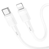 Кабель USB-C HOCO X83, Type-C - Lightning, 20W, 1 м, белый анонс фото