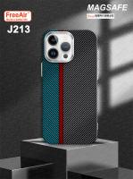 Чехол карбоновый Saffa с MagSafe для iPhone 16 6.1" (J213) анонс фото