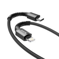 Кабель USB-C HOCO X71 Especial, Type-C - Lightning, 20W, 1 м, черный анонс фото