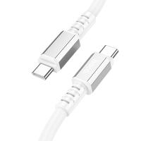 Кабель USB-C HOCO X85, Type-C - Type-C, 60W, 1 м, белый анонс фото