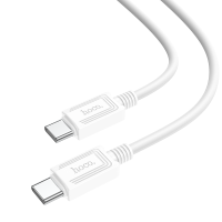 Кабель USB-C HOCO X73, Type-C - Type-C, 60W, 1 м, белый анонс фото