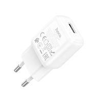 Зарядное устройство HOCO C96A USB, 2.1A, белый анонс фото