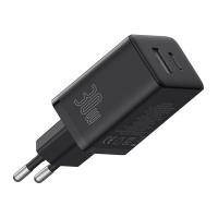 Зарядное устройство BASEUS Cube Fast Charger USB+Type-C, 30W, черный анонс фото