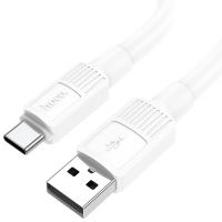 Кабель USB HOCO X84, USB - Type-C, 3A, 1 м, белый анонс фото