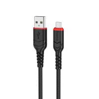 Кабель USB HOCO X59 Victory, USB - MicroUSB, 2.4А, 3 м, черный анонс фото