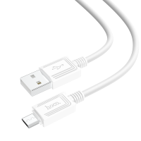 Кабель USB HOCO X73, USB - MicroUSB, 2.4А, 1 м, белый анонс фото