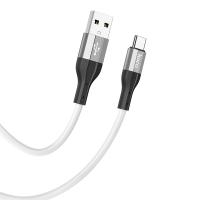 Кабель USB HOCO X72 Creator, USB - Type-C, 3A, 1 м, белый анонс фото
