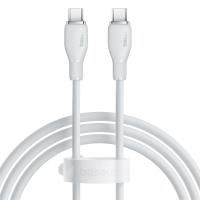 Кабель USB-C BASEUS Pudding Series Fast Charging, Type-C - Type-C, 100W, 1,2м, белый анонс фото